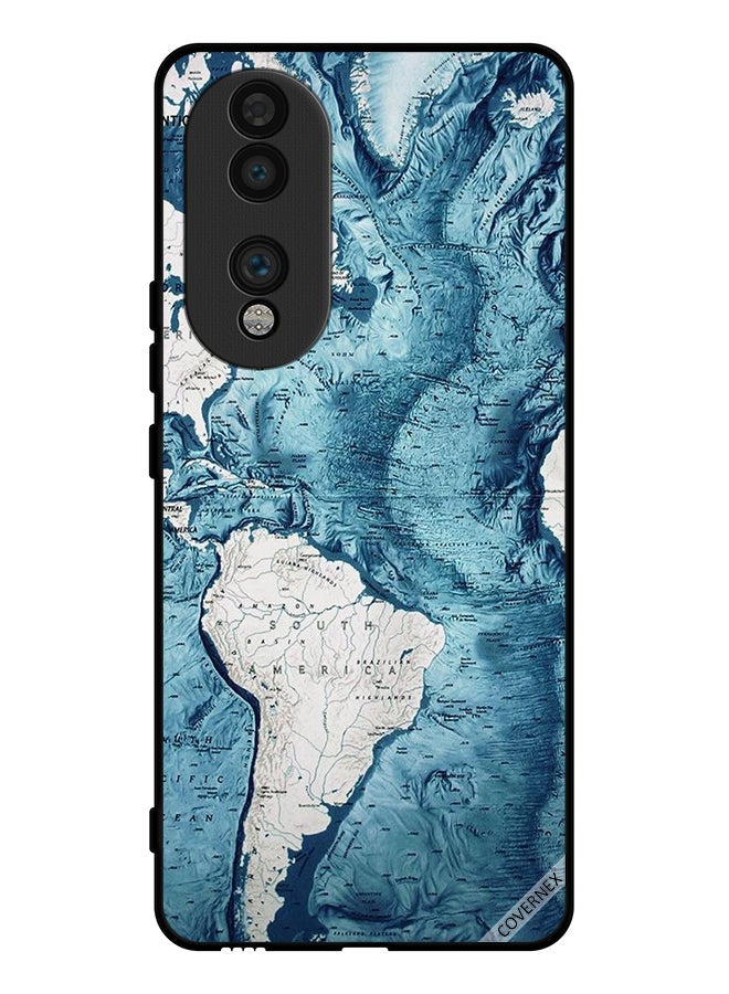 Covernex Protective Case Cover For Honor 70 Map Art - Image 1