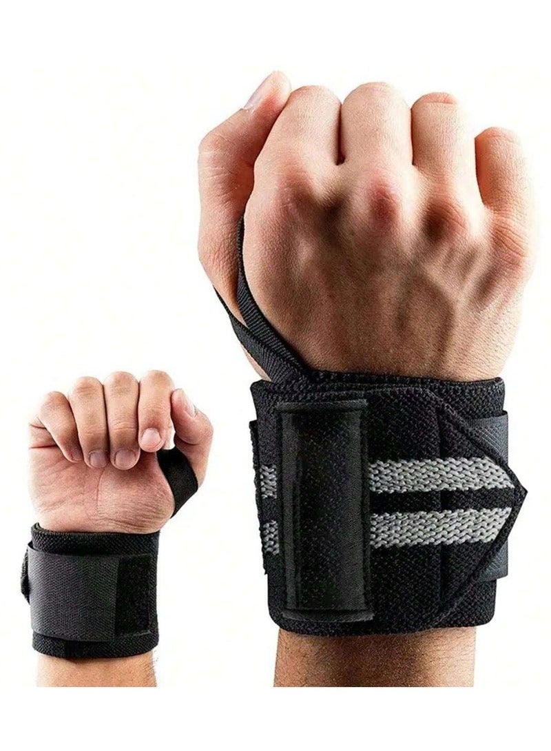 BAEKO Weight Lifting Wrist Support Band - Wrist Support Straps for Weight Lifting, Gym Workout, Bench Press, Overhead Press, Dips and Curls, Also Ideal for Sports, Typing, Working - Equipped with a Zipper that Allows You to Adjust the Level of Tightness - Image 5