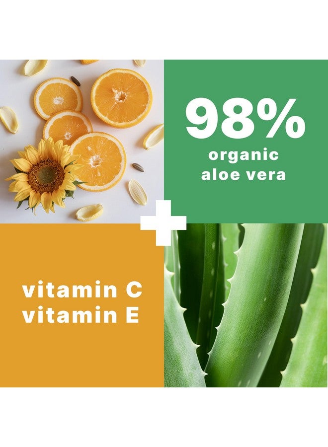 Beauty by Earth Aloe Vera Gel - USA Made with Natural & Organic Ingredients, Aloe Vera Plant Gel for Face with Vitamin C & E, Pure Aloe Vera Gel for Face Mask, Hair & Skin, Soothing and Cooling Gel for After Sun - Image 4