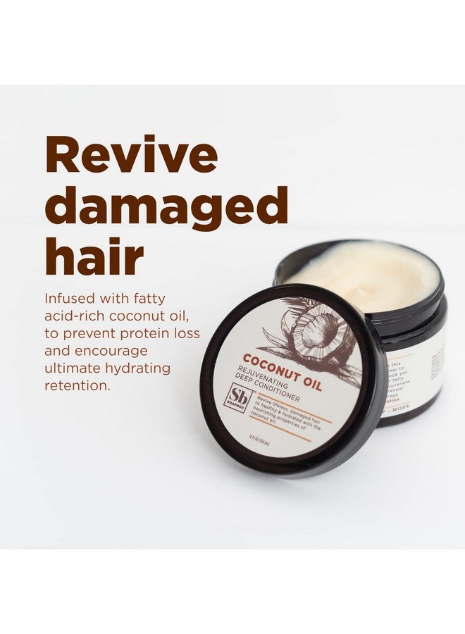 سوب بوكس بلسم سوب بوكس العميق، مرطب ومجدد بزيت جوز الهند للشعر الطبيعي والمجعد والجاف والتالف، بلسم نباتي خالٍ من الكبريتات والبارابين والقسوة والسيليكون، 12 أونصة سائلة - Image 3