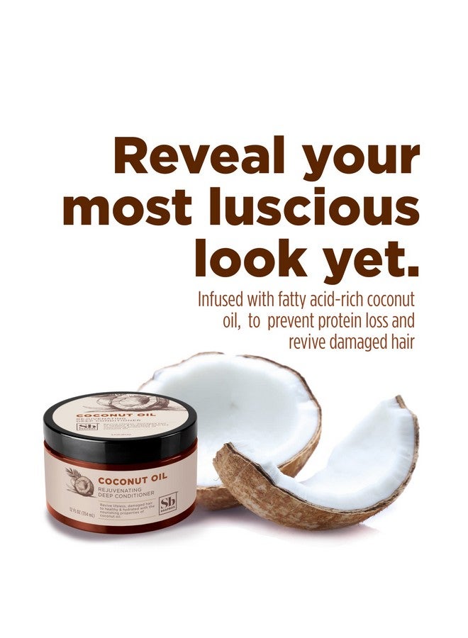 سوب بوكس بلسم سوب بوكس العميق، مرطب ومجدد بزيت جوز الهند للشعر الطبيعي والمجعد والجاف والتالف، بلسم نباتي خالٍ من الكبريتات والبارابين والقسوة والسيليكون، 12 أونصة سائلة - Image 2