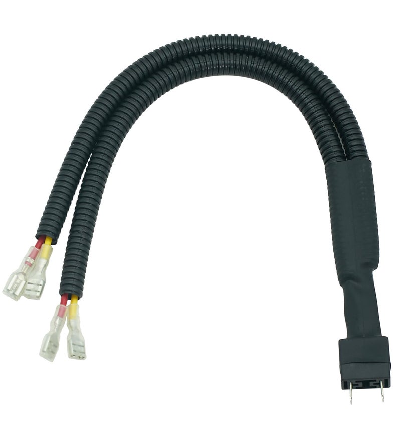 NEOGET Car Horn 1 to 2 Connector Converter Wiring Harness, Compatible with Universal Connector Horn, Splitter Adapter for Dual Tones Upgrade Type-Y (Universal) - Image 1