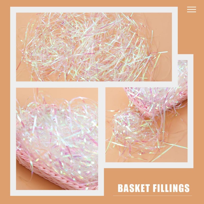 Ciieeo Iridescent 3mm Shredded Paper Filler 100g Bag Pet Box Stuffing for Wrapping, Party Packaging, Basket Filling, Decorative Packaging Supplies - Image 4