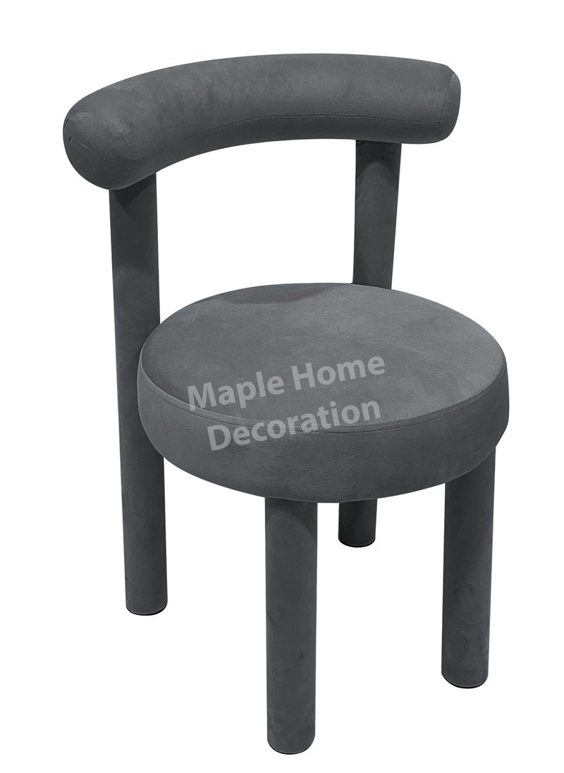 MAPLE HOME DECORATION Maple Home Modern Velvet Dining Chair Armless Elegant Chic Cushion Comfort Kitchen Living Furniture.  - Image 1