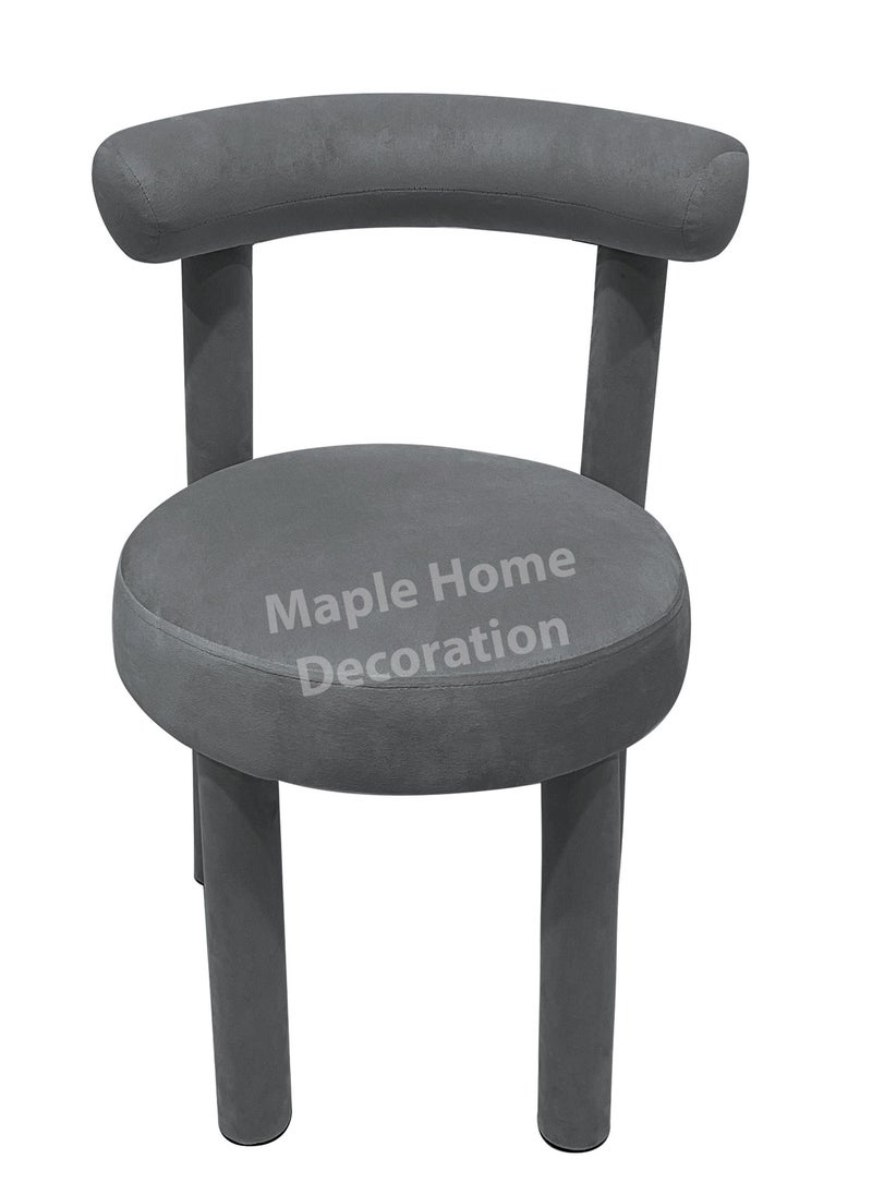 MAPLE HOME DECORATION Maple Home Modern Velvet Dining Chair Armless Elegant Chic Cushion Comfort Kitchen Living Furniture.  - Image 2