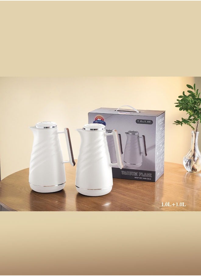 Royal Camel - Vacuum Flask Thermos Set - 2 Pieces (1.0L + 1.0L) - For Tea & Coffee - Image 1