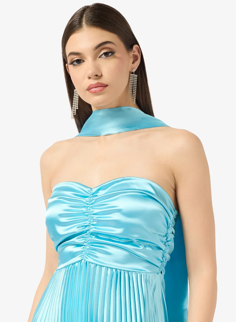 Ella  Bandeau Pleated Dress for Women | Best Price UAE