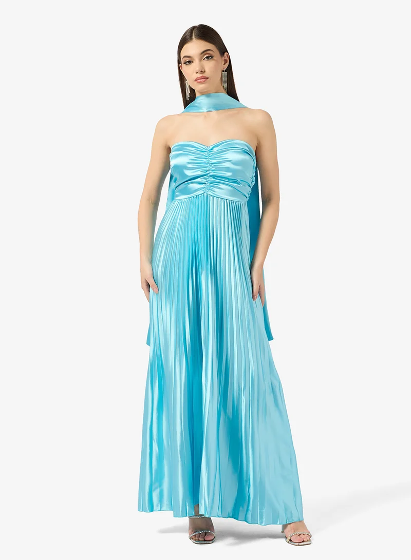 Ella  Bandeau Pleated Dress for Women | Best Price UAE