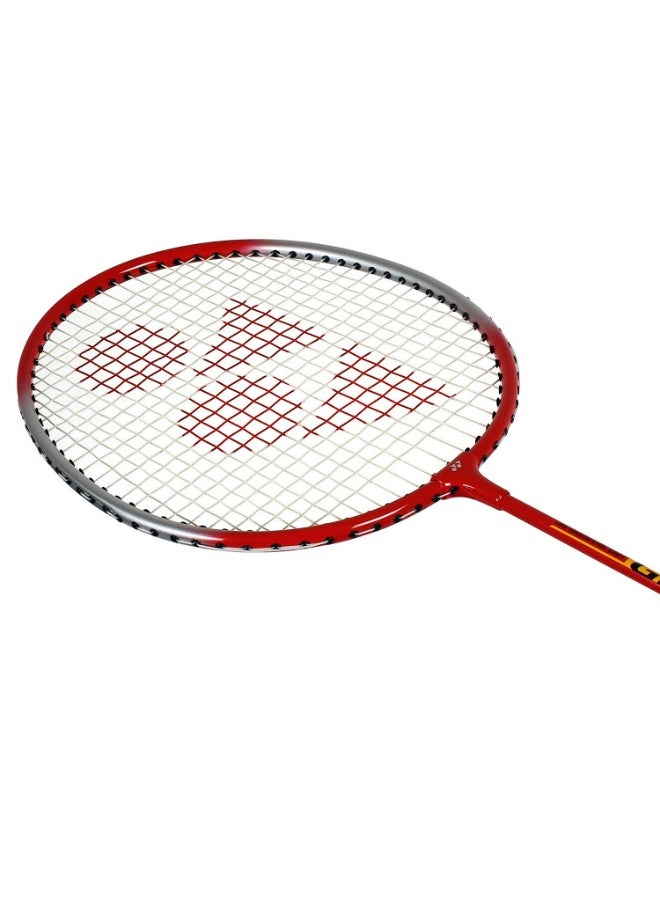 يونيكس مضرب تنس الريشة YONEX GR 303 من الألومنيوم (مُوتّر الأوتار) مع غطاء كامل (أحمر) - Image 3