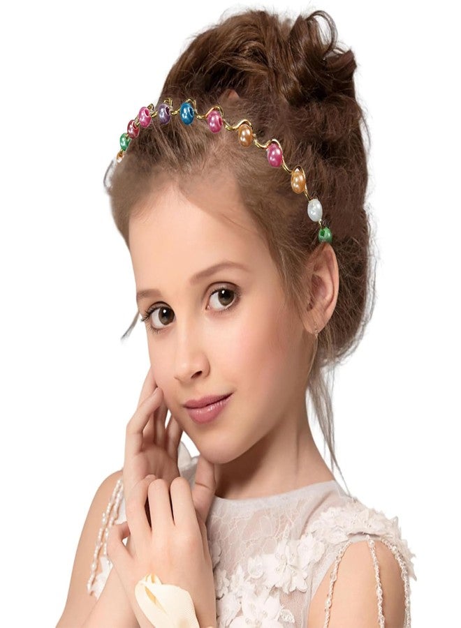 AJICA Pearl Beads Hair Band with Zig Zag Model for Kids Women and Girls Hair Band (COMBO, Pack of 1) - Image 5