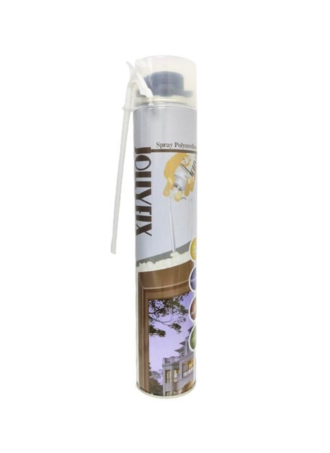 Polyurethane PU Insulating Foam Sealant | Multipurpose Expandable PU Foam Spray for Window Tile Door and AC Gaps (750ml)