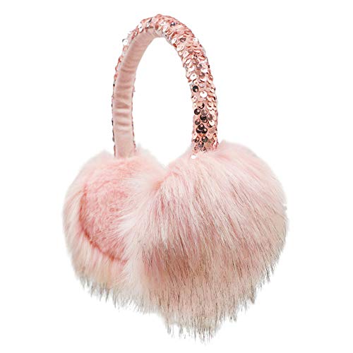 BUTITNOW Women's Winter Warm Fluffy Ear Muffs Cute Faux Fur Earmuff for Girls Mom Daughter Outdoor Ear Warmers - Image 1