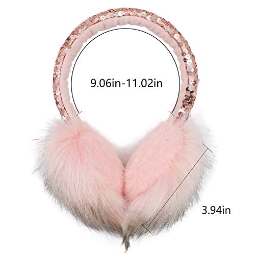 BUTITNOW Women's Winter Warm Fluffy Ear Muffs Cute Faux Fur Earmuff for Girls Mom Daughter Outdoor Ear Warmers - Image 2