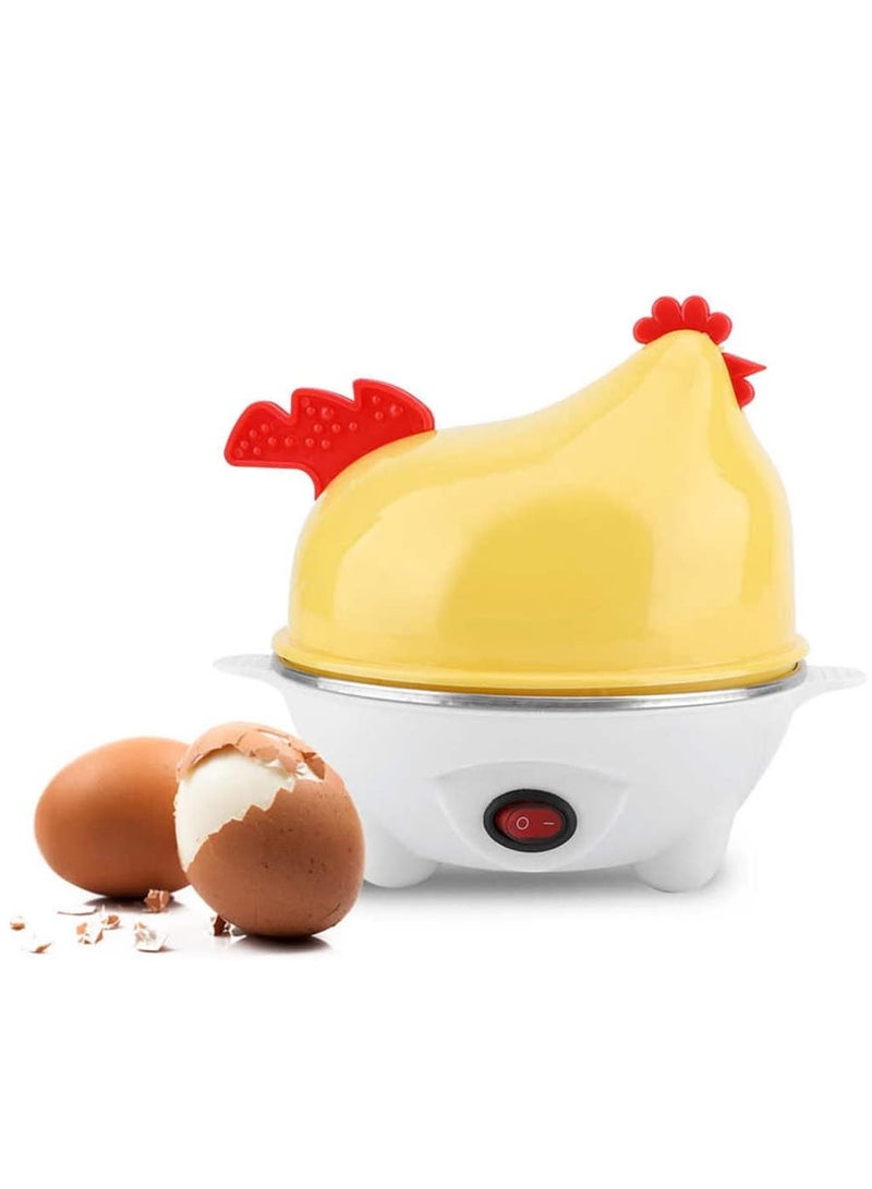 Electric Egg Boiler Cooker White/Yellow  - Image 2