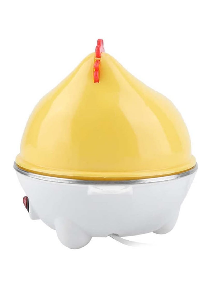 Electric Egg Boiler Cooker White/Yellow  - Image 3