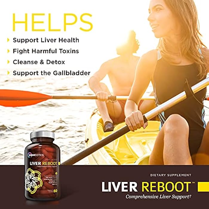 OmniBiotics Liver Cleanse Detox & Repair Supplement – Milk Thistle, Dandelion Root, Alpha Lipoic Acid, Artichoke Extract, Schisandra, Silymarin – 60 Vegan Capsules - Image 3