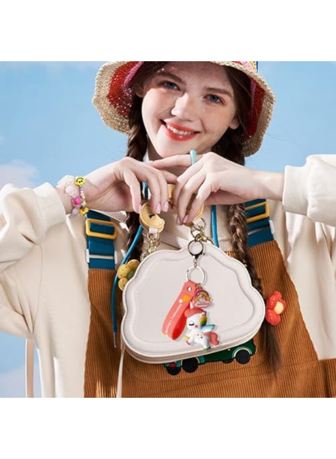 هدية سلسلة مفاتيح لطيفة - سلسلة مفاتيح وحيد القرن الملحقات كاواي سلسلة المفاتيح سحر حقيبة الظهر مفاتيح السيارة سلسلة مفاتيح للأطفال والفتيات - Image 5