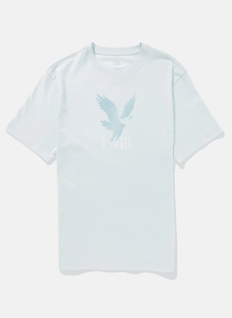 American Eagle Logo Graphic Crew Neck T-Shirt