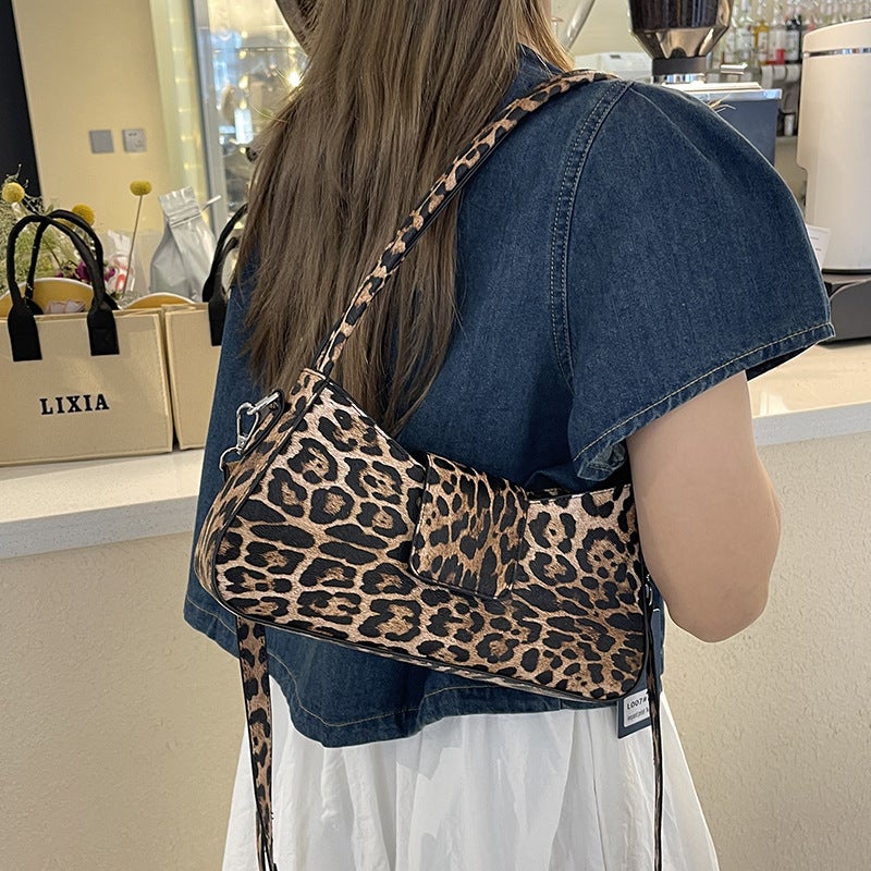 Women'S Bags, New Bags, Internet Celebrity Street Shooting Armpit Bags, Leopard Print Bags, 2024 Popular Bags, Cross-Body Bags - Image 4