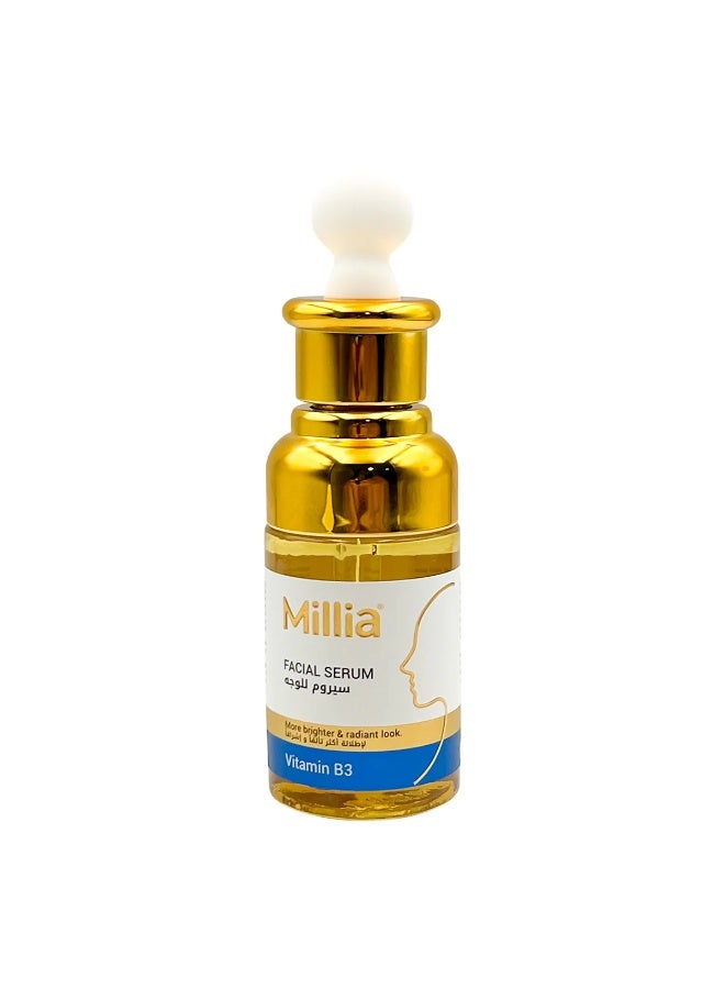 Millia Vitamin B3 Facial Cream (100 ml) or Facial Serum (40 ml) – Hydrating Niacinamide Cream / Serum for Even Skin Tone, Dark Spots & Radiant Glow - Image 3