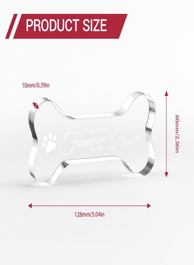 Heran Pet Memorial Ornament Remembrance Gifts, Bone Shape Decor Ornament for Dog Lovers Pet Owners Friends Coworker Neighbor, Ideal Present for Birthdays Anniversaries Valentine’s Day Christmas - Image 2