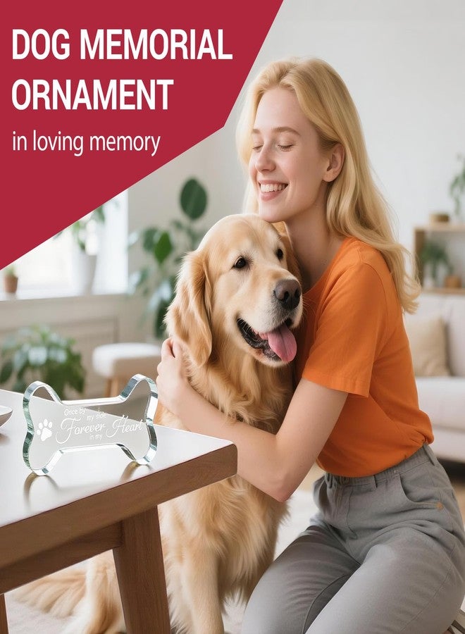 Heran Pet Memorial Ornament Remembrance Gifts, Bone Shape Decor Ornament for Dog Lovers Pet Owners Friends Coworker Neighbor, Ideal Present for Birthdays Anniversaries Valentine’s Day Christmas - Image 3