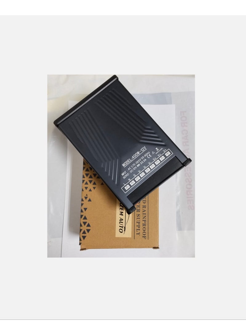 400W 12V Switching Power Supply LED Driver AC 170-265V to DC 12V 33.3A Transformer Converter for LED Strip Lights CCTV Camera Power Supply High Efficiency Stable Voltage PSU - Image 2