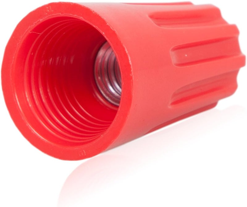 Maxxima Red Electrical Wire Connector Screw Terminal - 250 Pack, Cone Shaped, UL Listed and ROHS Compliant, Ideal for Electrical Projects and Home Lighting Needs - Image 3