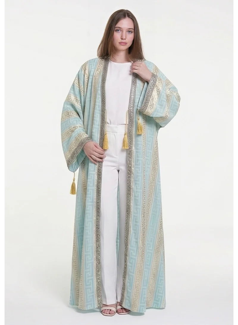 AL BENT AL SHARQIEH Women Kimono Dress Open Front Arabian wear