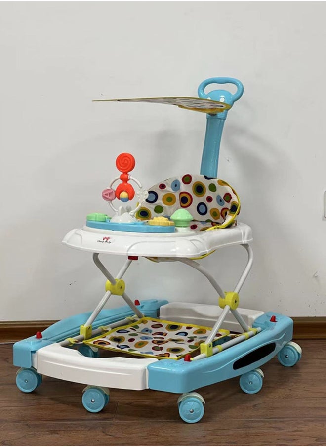 kiddoz Baby Walker - Light Blue 