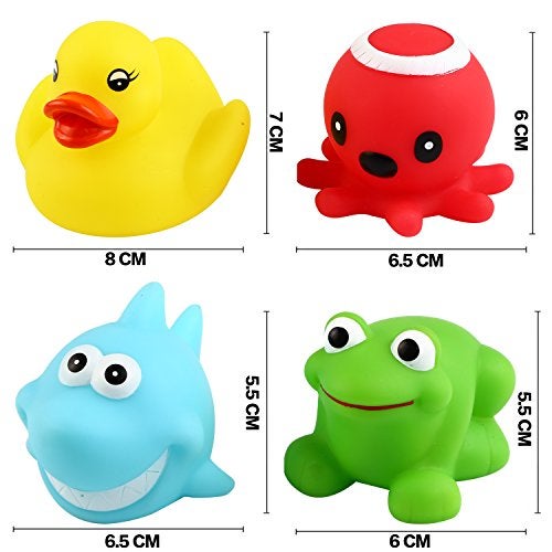 Yeonhatoys Yeonha Toys Bath Toy(4 Pack), Can Flashing Colourful Light, Floating Bath Toy, Light Up Bathtub Water Tub Toy for Pool Shower Bathtime Bathroom Kid Boys Girl Toddler Child Baby Infant - Image 4
