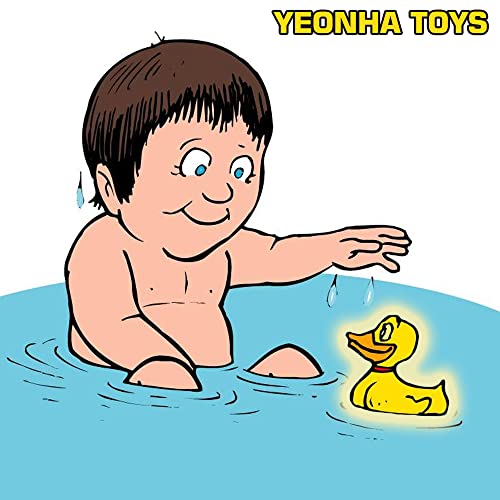 Yeonhatoys Yeonha Toys Bath Toy(4 Pack), Can Flashing Colourful Light, Floating Bath Toy, Light Up Bathtub Water Tub Toy for Pool Shower Bathtime Bathroom Kid Boys Girl Toddler Child Baby Infant - Image 3