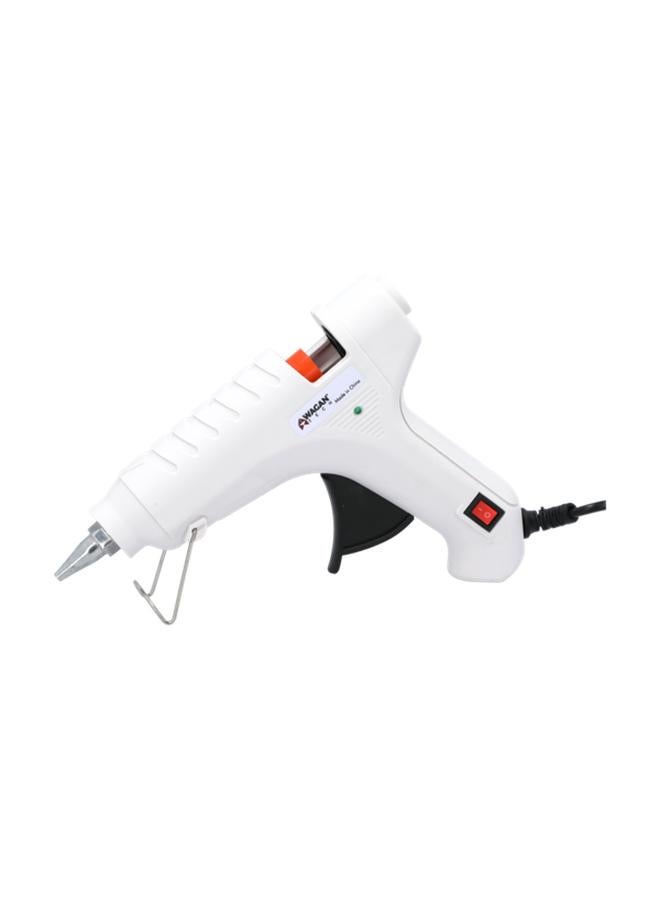 WAGAN 100W Lightweight Ergonomic Glue Gun with Cigarette Lighter Plug White - Image 2