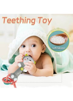 Riolio Baby Music Rattle Toy, Baby Teething Toy for Infants 6-12-18 Months Toddlers Sensory Toys Baby Boy Girl Gifts (Bear)  - Image 2