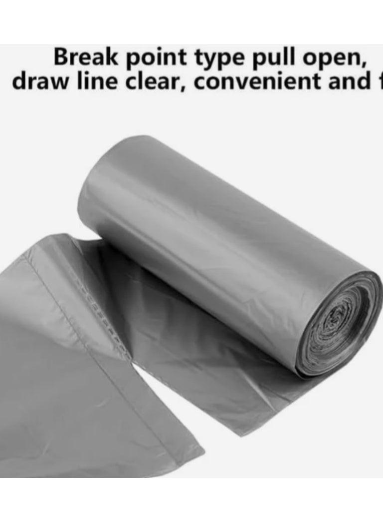 AKDC Garbage Bags Drawstring, 10 Gallon, 54 × 60 cm, Silver, 20 Bags per Roll (X Small) – Pack of 2 - Image 3