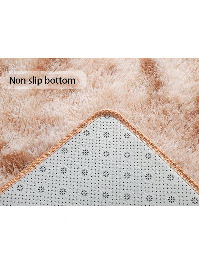 Optico Super Soft Rugs Fluffy Carpets Tie-Dye Rugs for Living Room Bedroom Girls Kids Room Nursery Home Decor Non-Slip Machine Washable Carpet  - Image 5