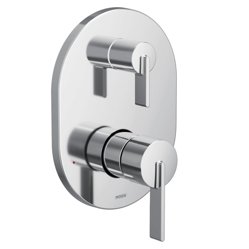 Moen Cia UT3331 MCORE 3Series 2Handle Shower Trim with Integrated Transfer Valve Valve Required Chrome
