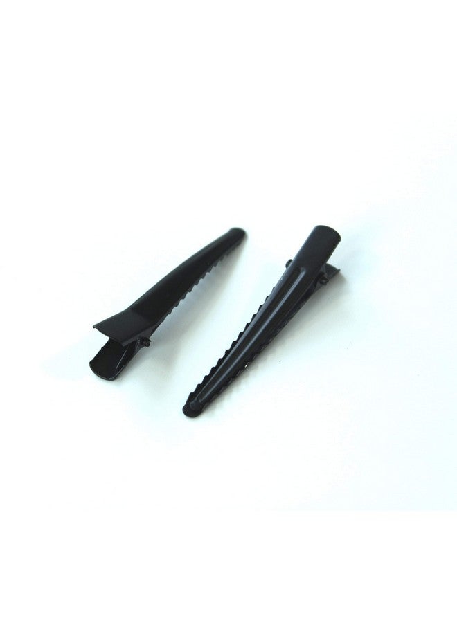 All In One 50Pcs Hair Clip For Diy (60Mm Black Single Prong Alligator Clip) - Image 2