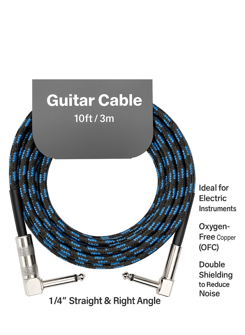 Mike Music 3m Electric Guitar Cable Lead Low Noise Electric Guitar Cord Amplifier Cable Audio Connection Cable Low Noise Shielded - Image 2
