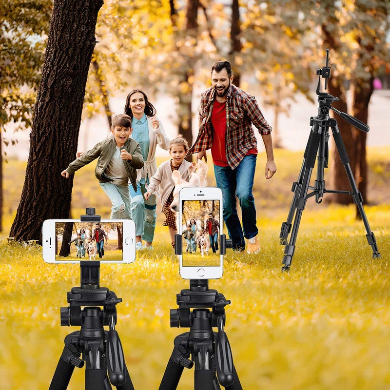 PHICANT Phone Tripod Mount Adapter/Universal Tripod Cell Phone Holder, Fits Any Smartphone, 1/4" Standard Screw, Rotating Vertical and Horizontal, Compatible with iPhone, Samsung, Selfie Stick, Monopod - Image 5