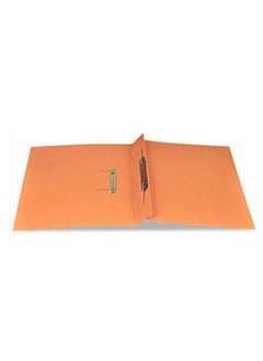 Generic Spring File Folder for A4 Documents Filing - 10 Pcs Pack ORANGE Colour  - Image 1