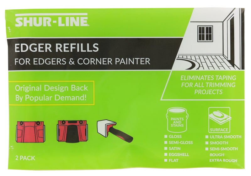 Shur-Line 2006561 Paint Edger Pro with Two Pack of 2001044 Painter’s Pad Refills - Image 3