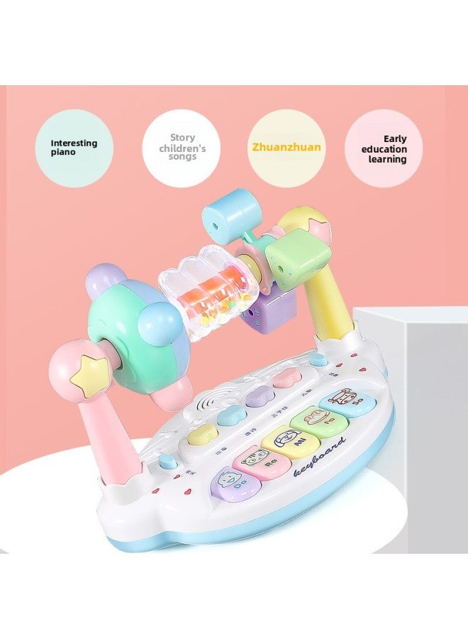 لعبة ألغاز بارادايس للأطفال، موسيقى إلكترونية للأطفال، قرص دوار للأطفال، خشخشة، قصة تعليم مبكر للأطفال - اللون: 3002 لون عشوائي 【لوحة شحن】】 - Image 4