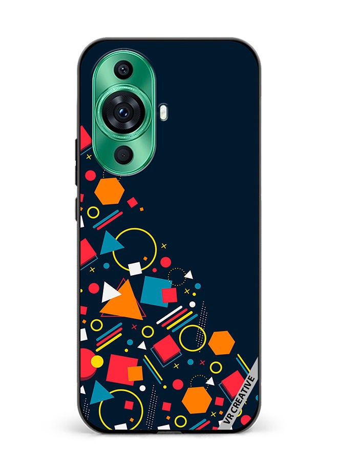 VR CREATIVE Protective Case Cover For Huawei nova 11 Abstract Design Multicolour - Image 1