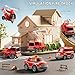 JUKUDAHU 7in1 Fire Trucks for 3 4 5 6 Years Old Boys Transport Car for Toddlers 46 Sound and Light Kids Toys for Ages 24 Gift for Ages 57 48 Year Old Girl Birthday Gifts - Image 4