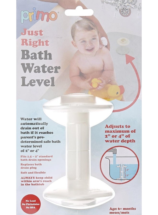 Primo Just Right Bath Water Level, White - Image 3