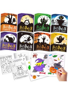 Max Fun 24 Pack Halloween Coloring Books For Kids Ages 2-4 4-8 8-12, Bulk Mini Coloring Books For Boys Girls, Halloween Trick Or Treat Goodie Bag Fillers Gifts Fun Activity Decorations Supplies  - Image 1