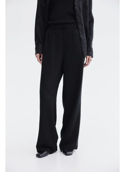 H&M Linen-blend trousers