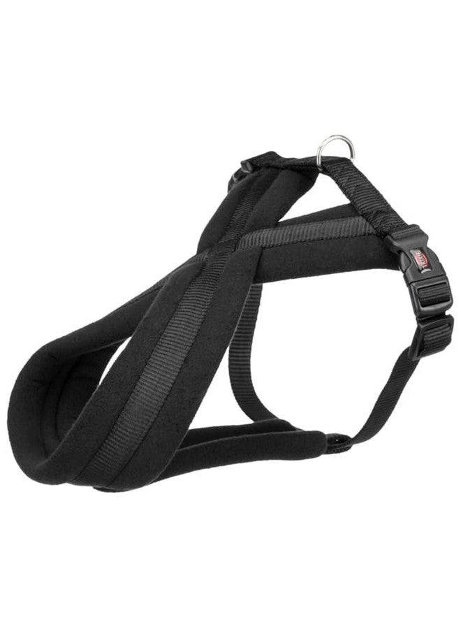 تريكسي حزام تجوال ممتاز للكلاب مصنوع من حشوة من الصوف، قابل للتعديل وخفيف الوزن، حلقة قوية على شكل حرف D تحافظ على الحزام والمقود في مكانهما، مقاس S: 35-65 سم/20 مم، أسود - Image 2