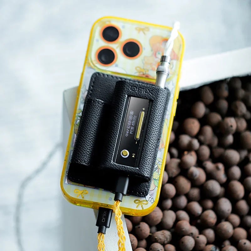 Onix Shanling Onix Magnetic Leather Case for Beta XI2 Protable USB DAC AMP Decoder Case Beta XI2 Headphone Amplifier Leather Case, Beta XI2 Random Case - Image 2